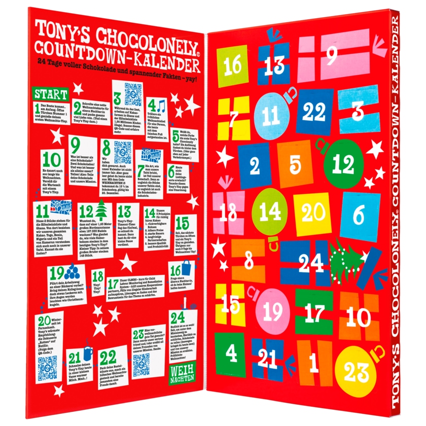 Tony's Chocolonely Adventskalender 225g